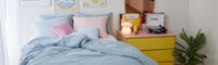 Colorful bedroom inspiration for small apartments from Dormify