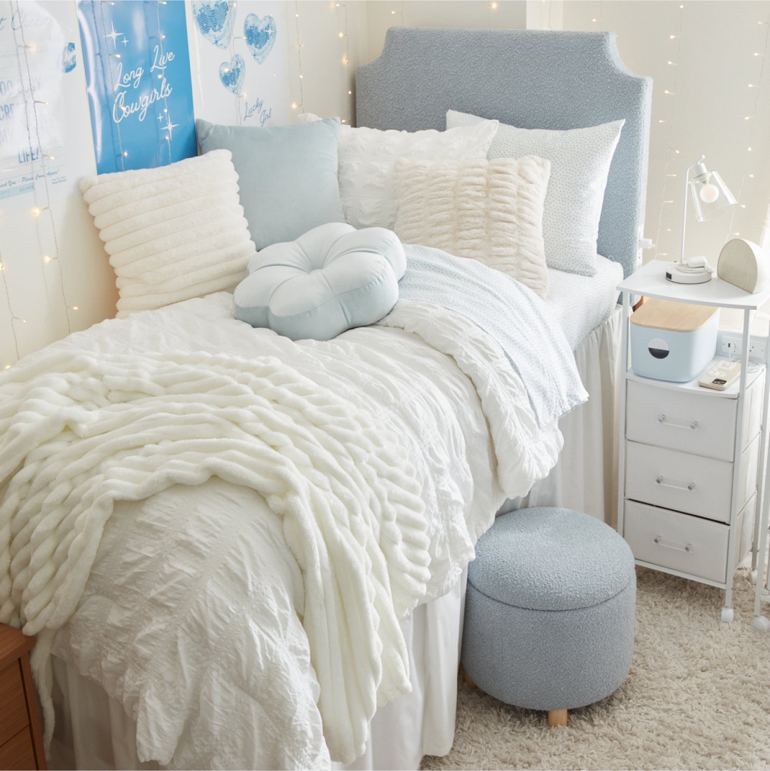 Dorm room ottoman discount