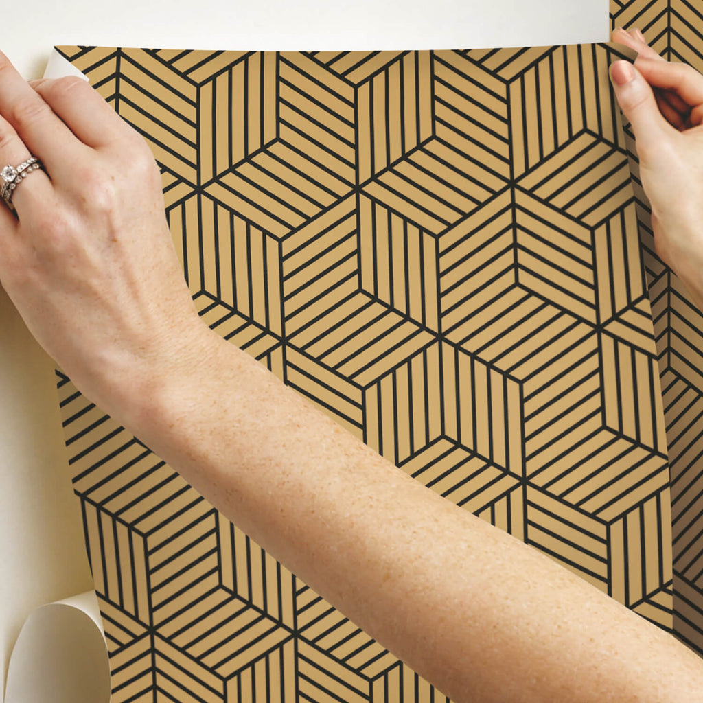 Hexagon Removable Wallpaper Dorm Essentials Dormify