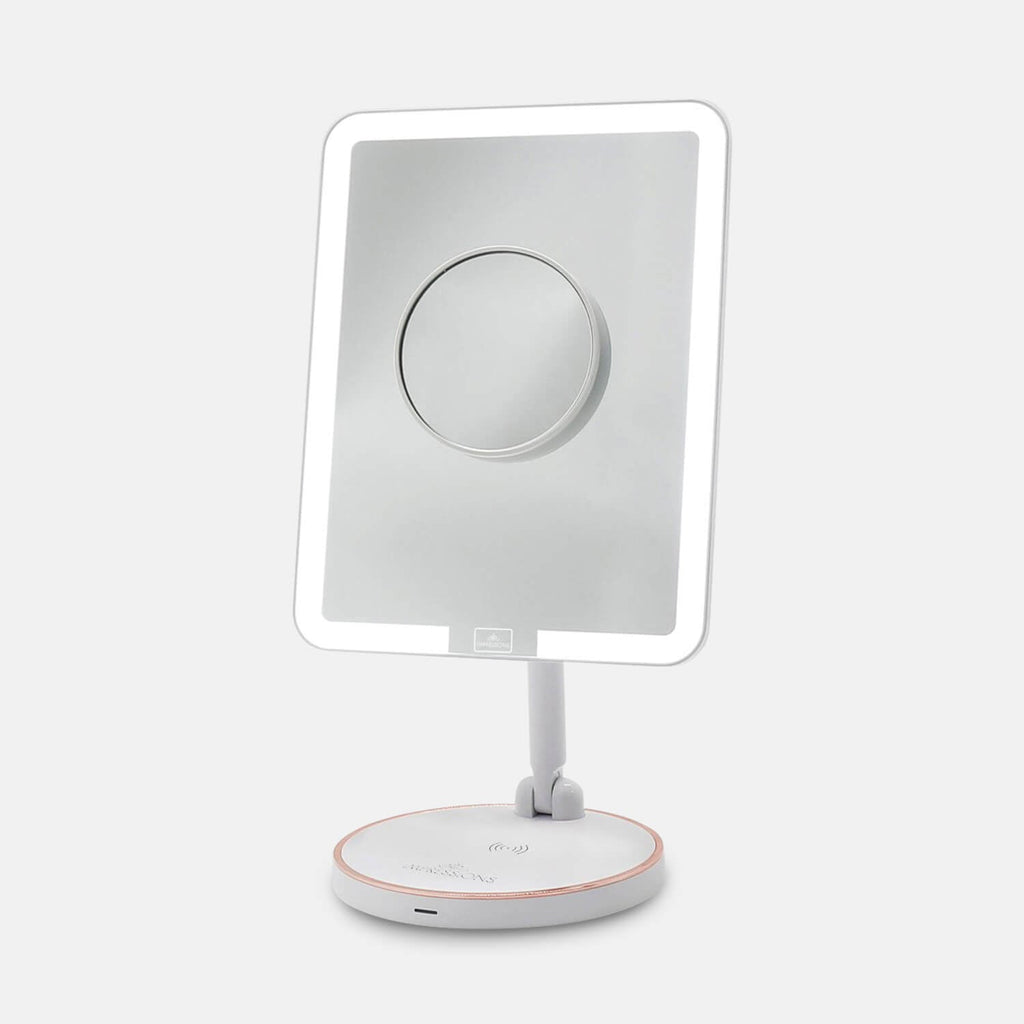 Dormify Adjustable LED Light Charging Vanity Mirror Dorm Essentials