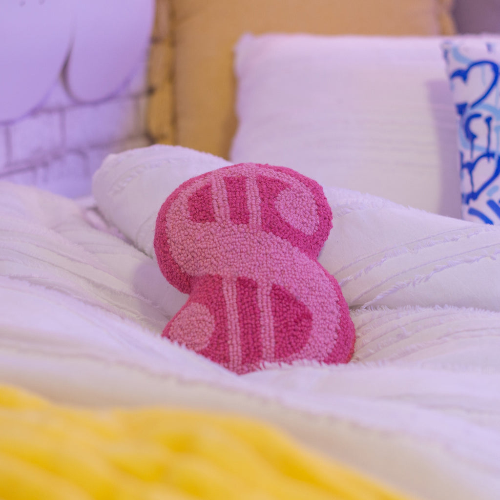 Dollar Sign Shaped Pillow Dorm Essentials Dormify