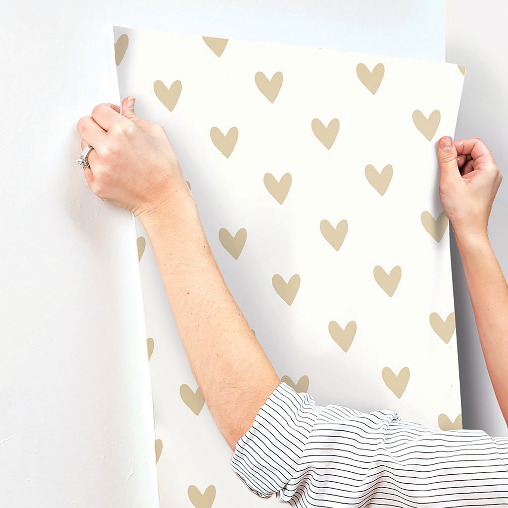 Heart Spot Removable Wallpaper Dorm Essentials Dormify