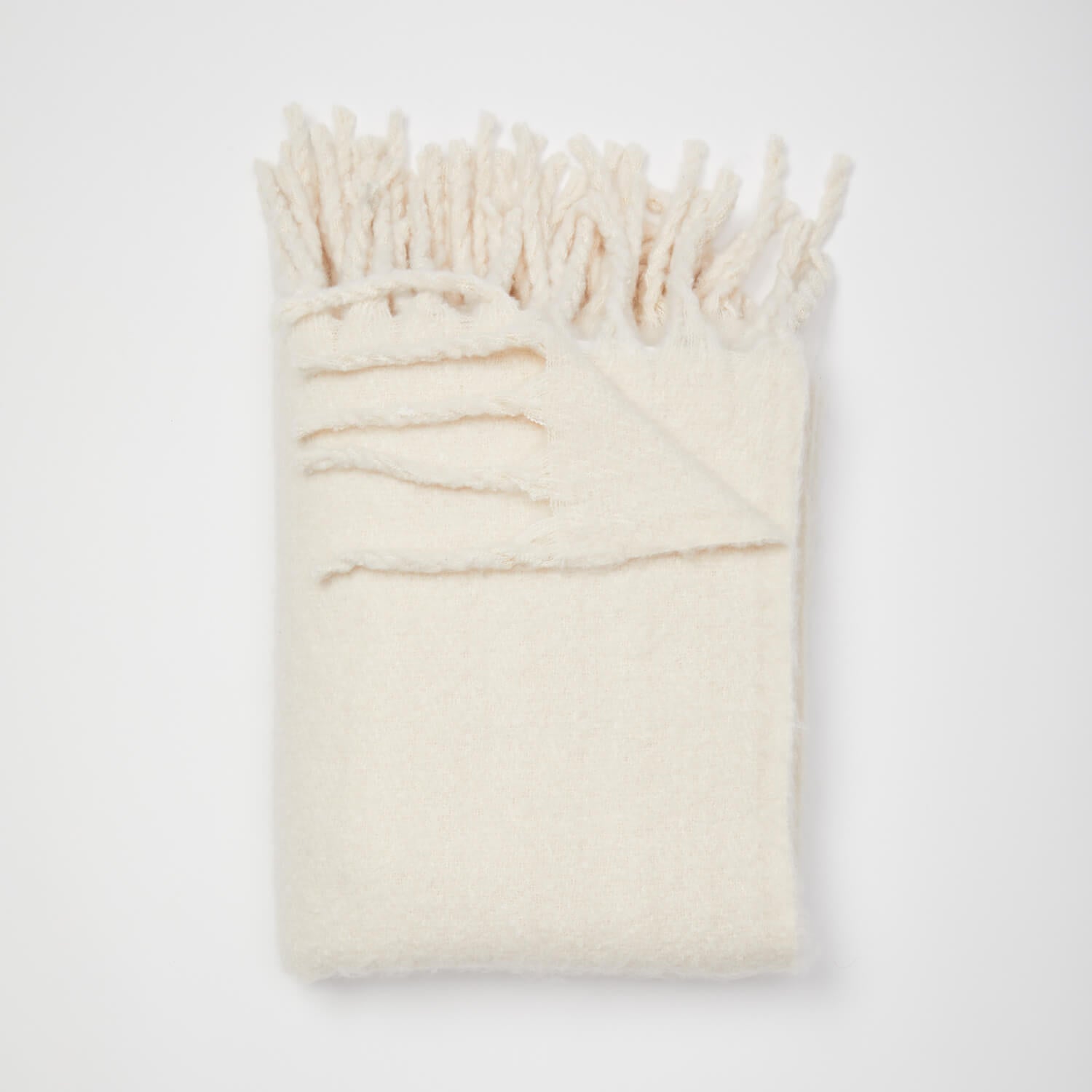 Iris Tonal Fringe Throw Blanket Dormify