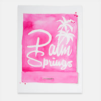 Palm Springs Matchbook Print by Furbish Studio