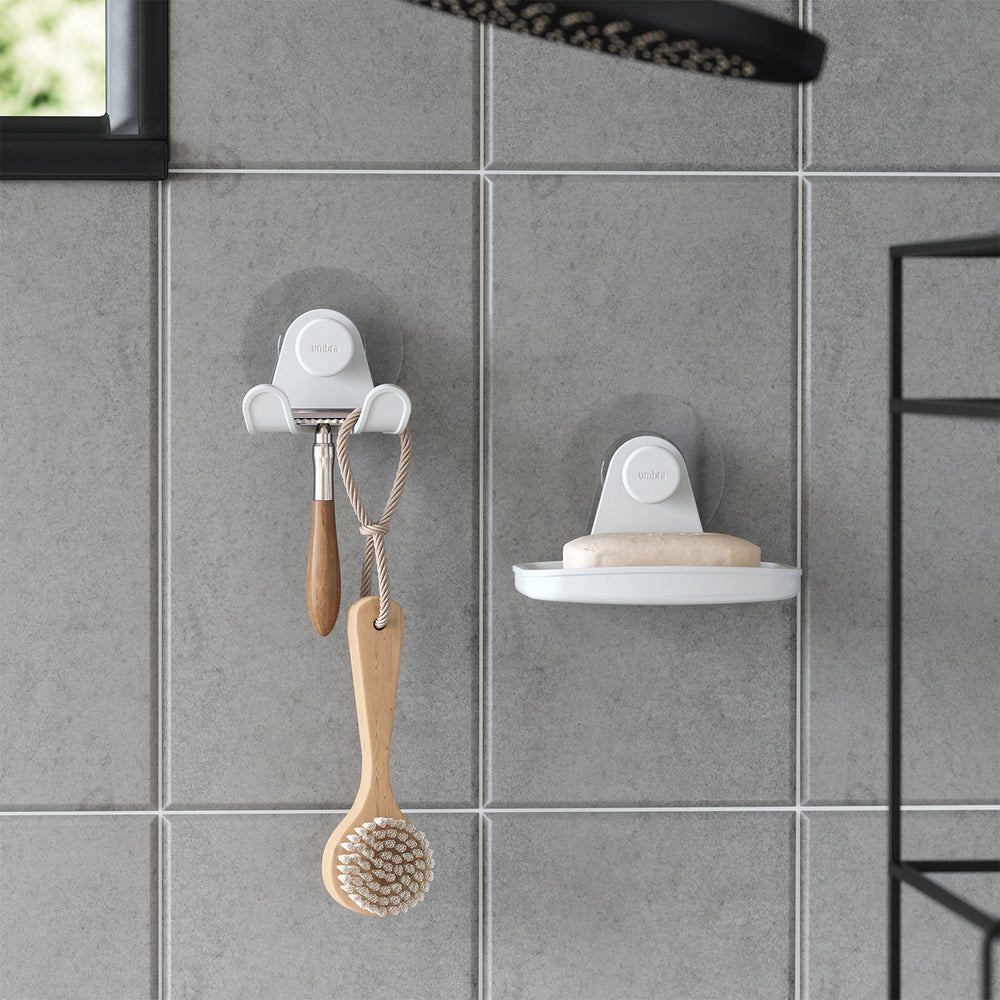 Flex Adhesive Soap Dish Dorm Essentials Dormify