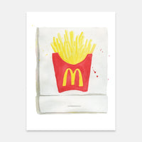McDonald's Matchbook Print by Furbish Studio