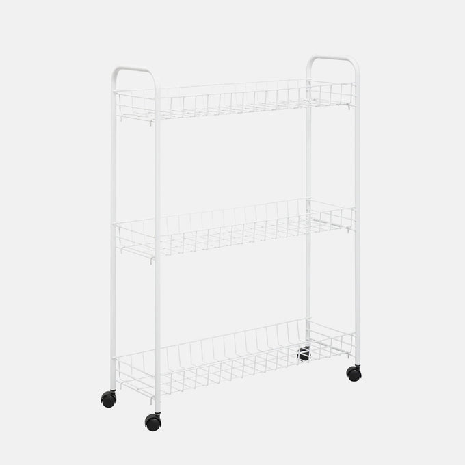 3Tier Rolling Household Storage Cart Dorm Essentials Dormify