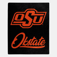 Oklahoma State Signature College Throw Blanket