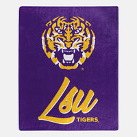 LSU Signature College Throw Blanket