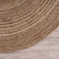 Organic Jute Woven Circle Rug