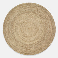 Organic Jute Woven Circle Rug