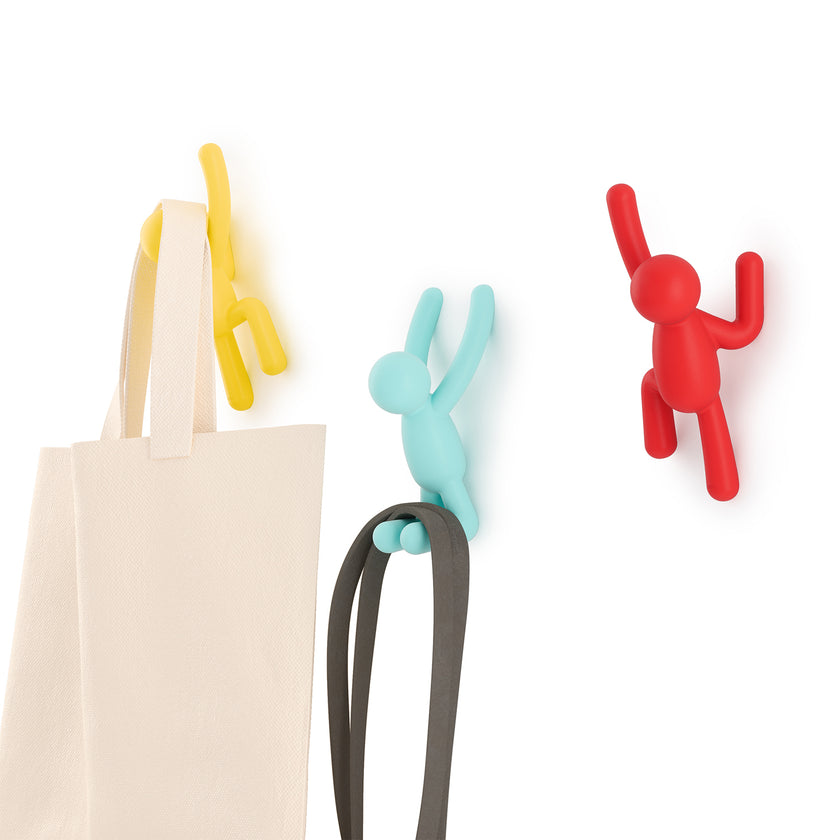 Buddy Wall Hooks, Set of 3 Dorm Essentials Dormify