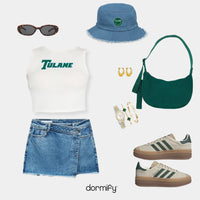 Tulane Ribbed Tanktop