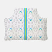 Aqua Monarch Flutter Stripe