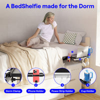 BedShelfie-Floating Nightstand, Bedside Shelf