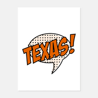 Texas, College! Print by Paisley Flammenbaum