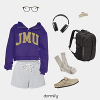 James Madison Quarter Zip Sweatshirt