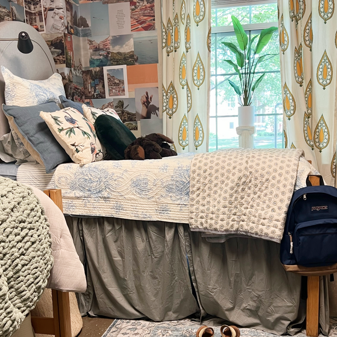 Dormify Ruffled Dorm Bedskirt Dorm Essentials Dormify