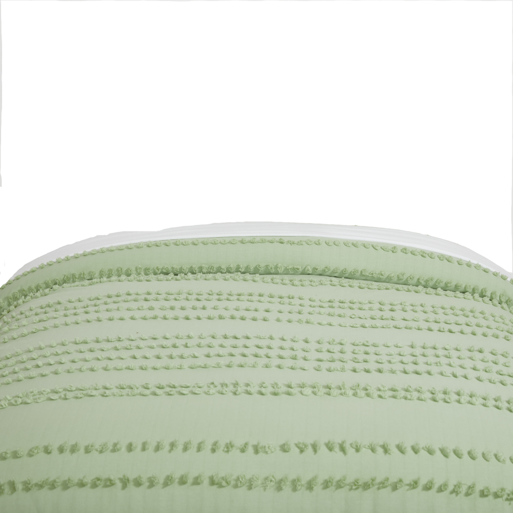 Dormify Pom Pom Stripe Comforter and Sham set Dorm Essentials Dormify