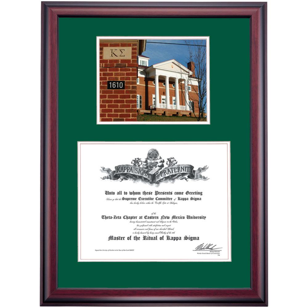 Kappa Sigma Premier International Headquarters Initiation Certificate