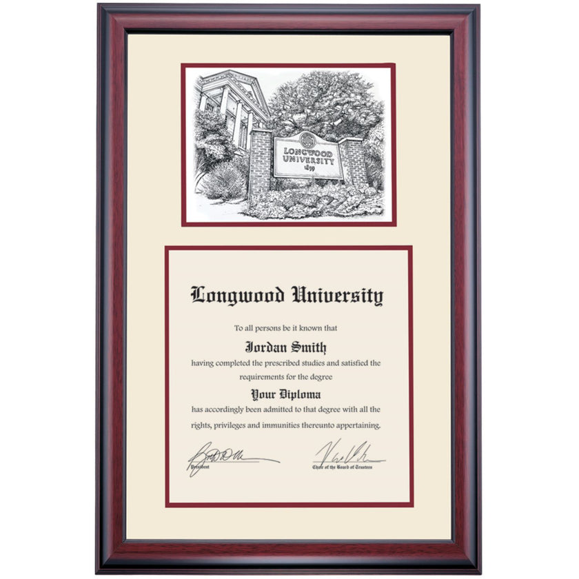 Longwood Premier French Hall Diploma Frame Dorm Essentials Dormify