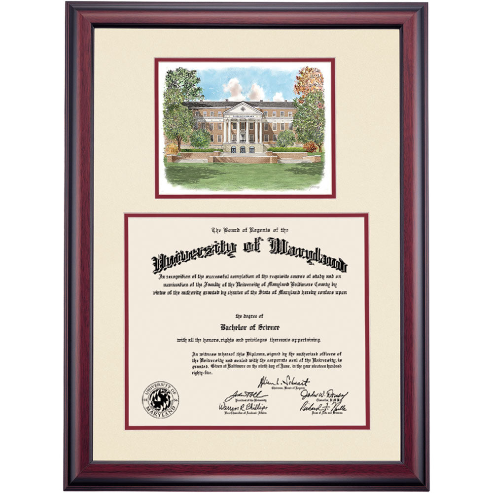 Maryland Premier McKeldin Mall Diploma Frame Dorm Essentials Dormify