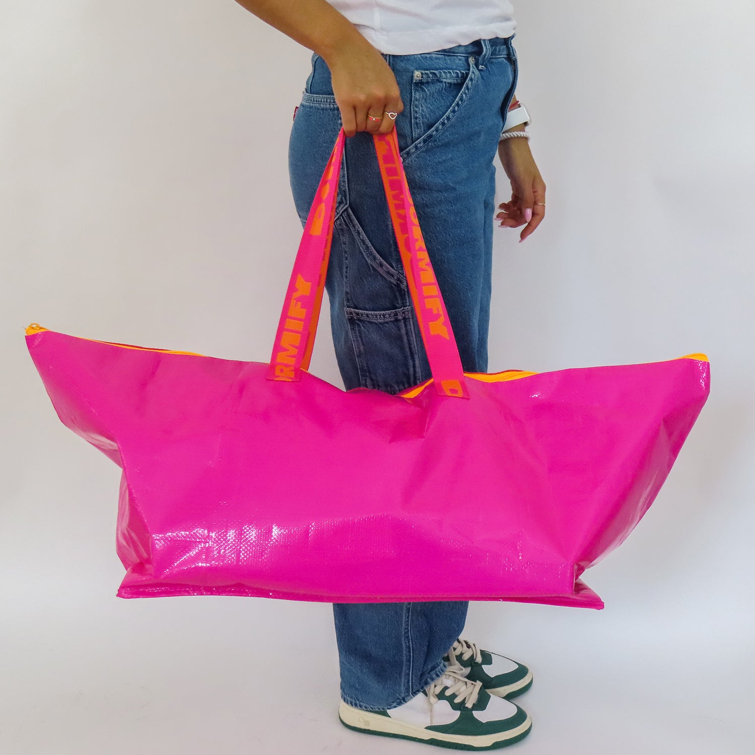 Pink ikea on sale bags