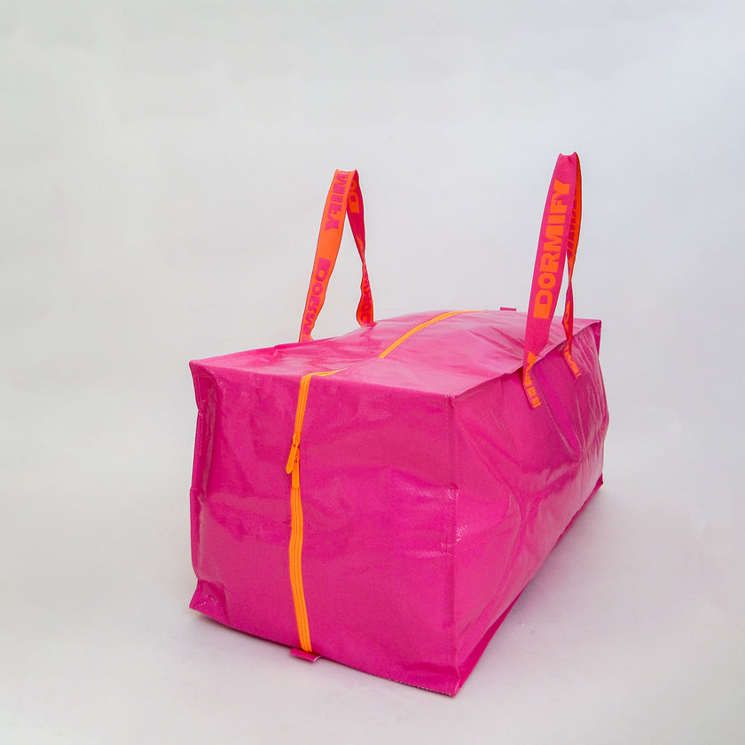 Dormify Storage Duffle Bag Dorm Essentials Ikea Bag Alternative Hot Pink / 1 Bag Dormify