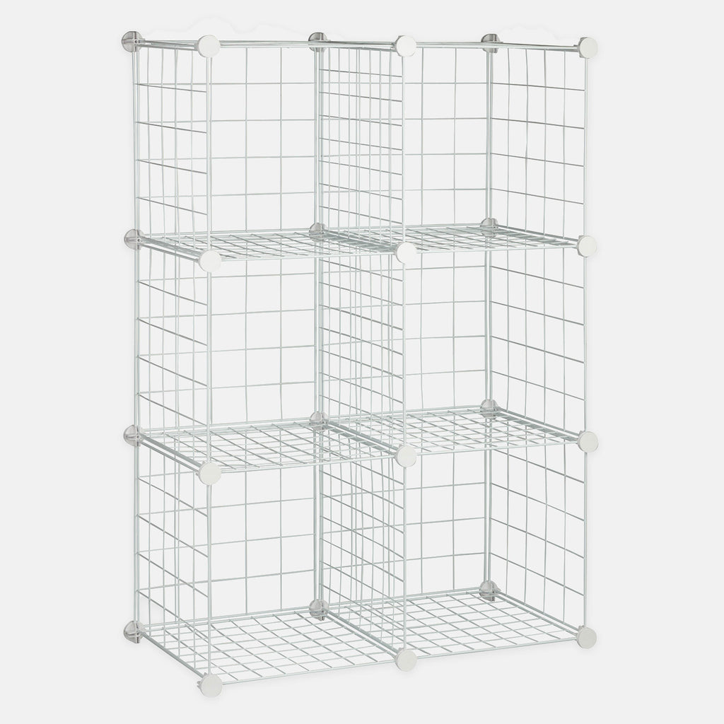 Modular Mesh Storage Cube, 6 Pack Dorm Essentials Dormify