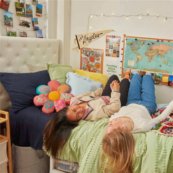 Dormify Super Soft T-Shirt Jersey Sheet Set | Dorm Essentials - Blush