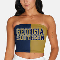 Georgia Southern Two Tone Tube Top
