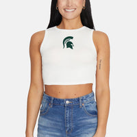 Michigan State Ribbed Tanktop