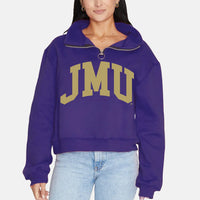 James Madison Quarter Zip Sweatshirt