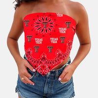 Texas Tech Bandana Top