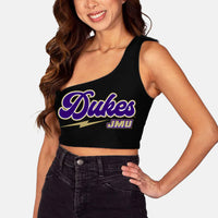 James Madison Black One Shoulder Top