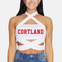 SUNY Cortland White Multiway Bandeau