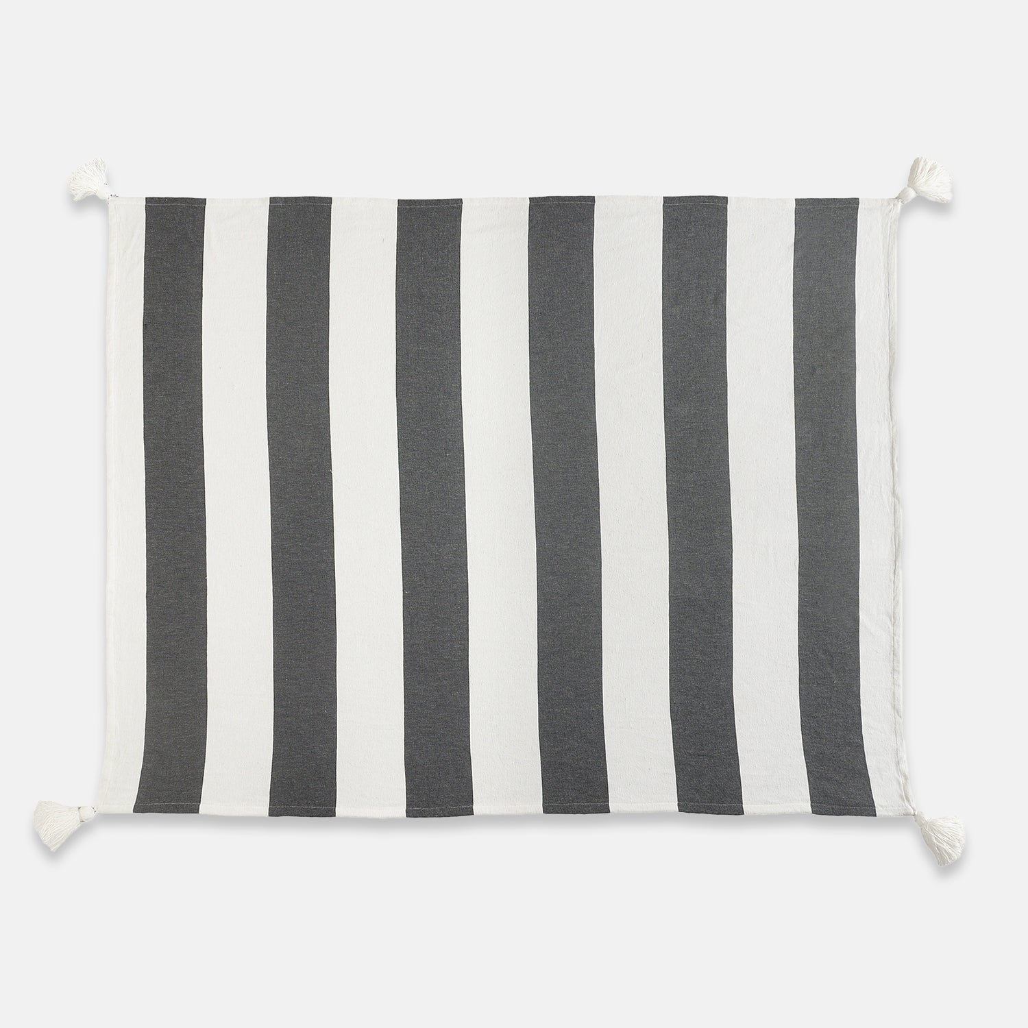 HandWoven Organic Cotton Throw Blanket Dorm Essentials Dormify