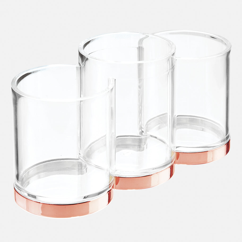 Cosmetic Trio Cup Organizer Dorm Essentials Dormify