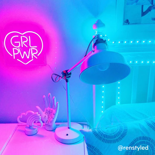 Dormify Girl Power Neon Sign | Dorm Essentials - Dormify
