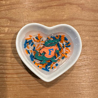 Collegiate Heart Ring Dish