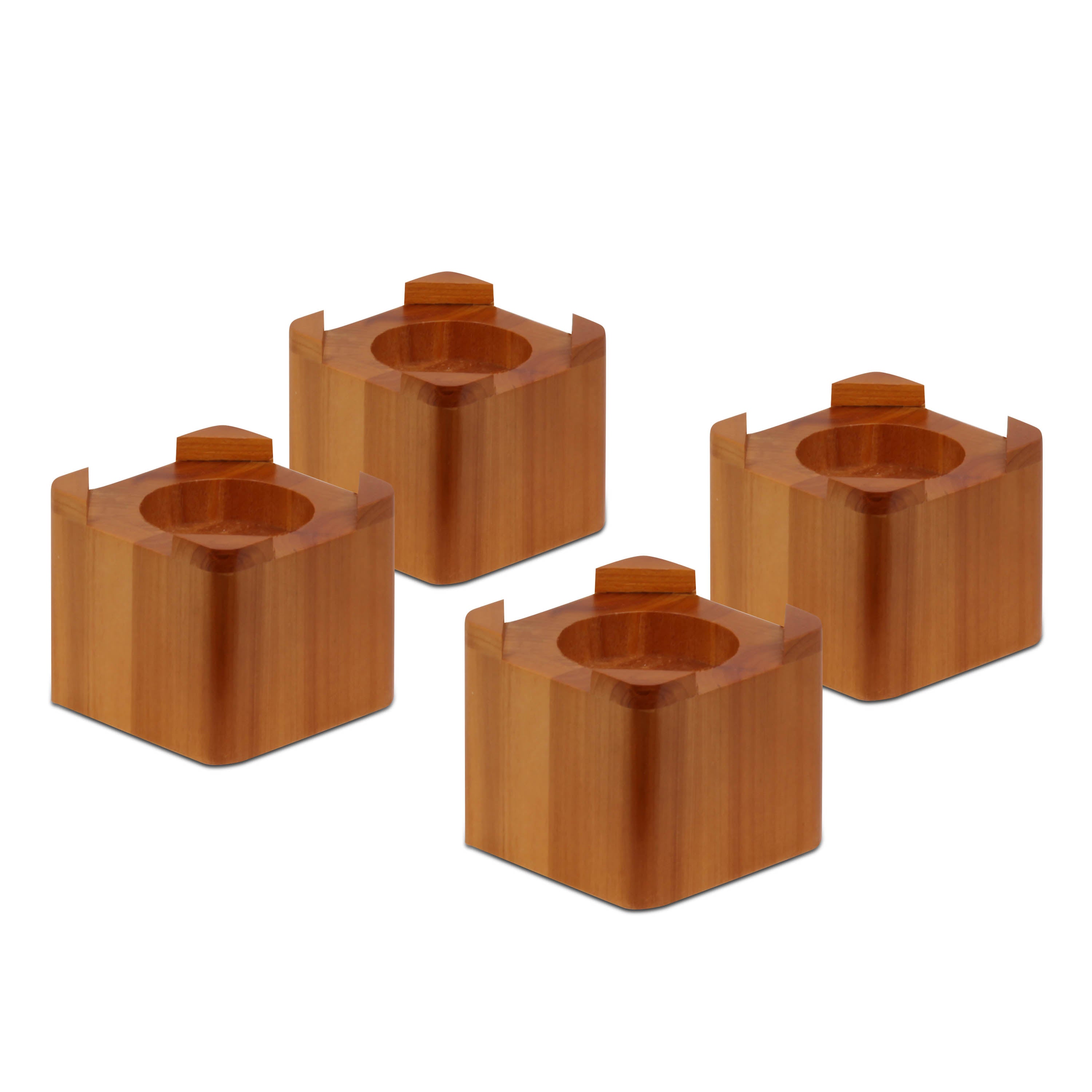 Square Wood Bed Risers Dorm Essentials Dormify