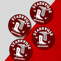 Mississippi State Kickoff College Town Acrylic Drink Coasters