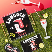 Texas Tech Kickoff College Town Acrylic Drink Coasters