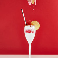 Texas Tech, College Town Saturdays Plastic Champagne Flutes, Set of 2