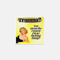 Creativejawns "Trauma" Framed TilePix