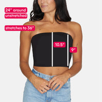 West Virginia Two Tone Tube Top