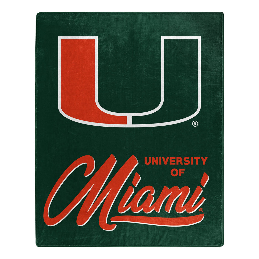 University of Miami Throw Blanket School Spirit Dormify