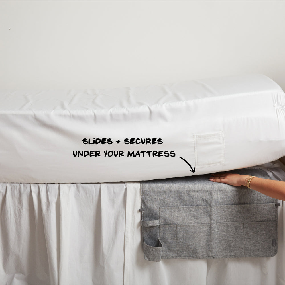 Dormify Nonslip Bedside Caddy Dorm Essentials Dormify