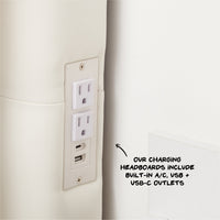 Harlow Tufted Charging Headboard