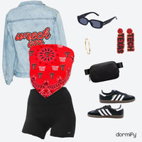 Texas Tech Bandana Top